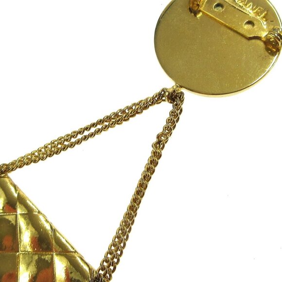 Chanel Bag Brooch Pin Gold 95823 - Picture 4 of 8